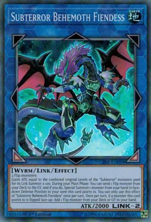 Subterror Behemoth Fiendess (CIBR-EN098) - Circuit Break 1st Edition