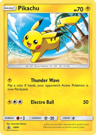Pikachu - SM81 SM81/248 - SM Promos Holofoil