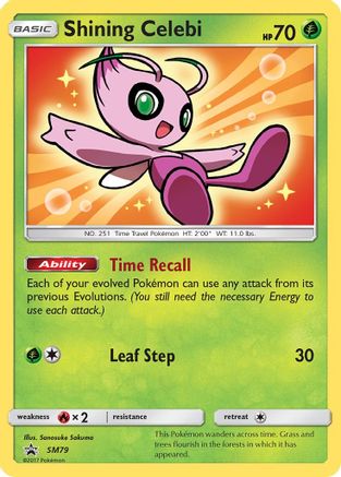Shining Celebi - SM79 SM79/248 - SM Promos Holofoil