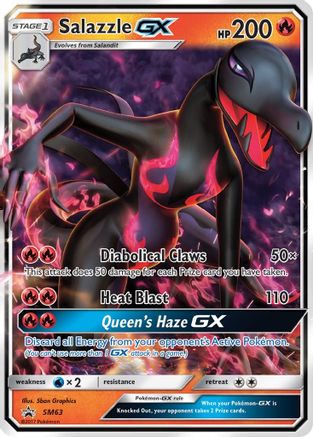 Salazzle-GX SM63/248 - SM Black Star Promos Holofoil