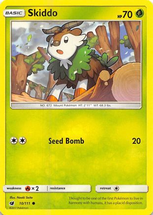 Skiddo 10/111 - SM  Crimson Invasion