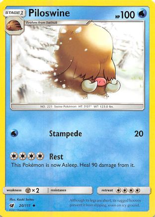 Piloswine 20/111 - Crimson Invasion