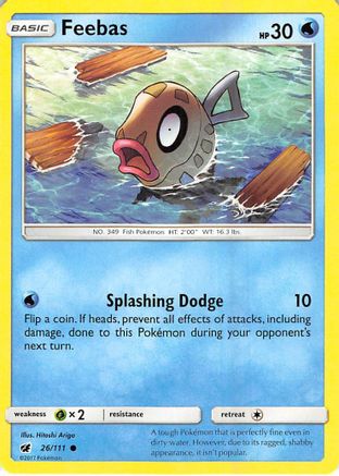 Feebas 26/111 - SM  Crimson Invasion
