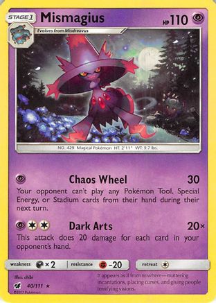 Mismagius 40/111 - Crimson Invasion Reverse Holofoil