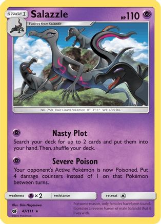 Salazzle 47/111 - Crimson Invasion Holofoil