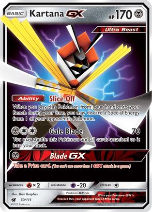 Kartana-GX 70/111 - Crimson Invasion Holofoil