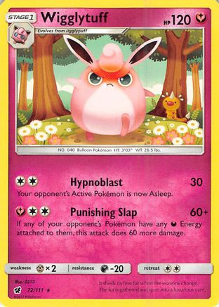 Wigglytuff 72/111 - Crimson Invasion Reverse Holofoil