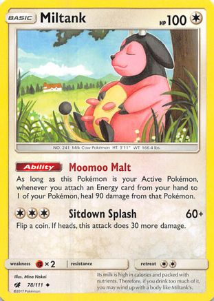 Miltank 78/111 - SM  Crimson Invasion