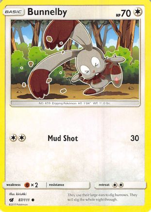 Bunnelby 87/111 - SM  Crimson Invasion