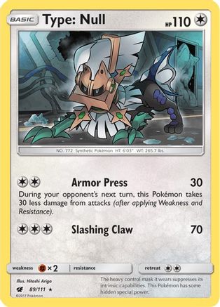 Type: Null 89/111 - SM  Crimson Invasion Holofoil