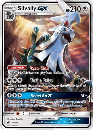 Silvally-GX 90/111 - Crimson Invasion Holofoil