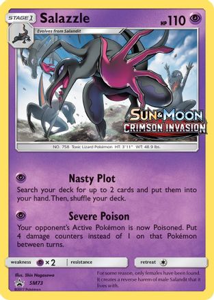 Salazzle SM73/248 - SM Black Star Promos Holofoil