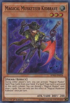 Magical Musketeer Kidbrave (SPWA-EN018) - Spirit Warriors 1st Edition