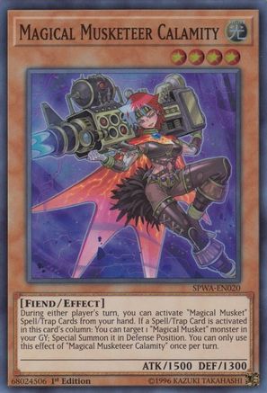 Magical Musketeer Calamity (SPWA-EN020) - Spirit Warriors 1st Edition