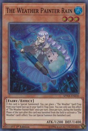 The Weather Painter Rain (SPWA-EN030) - Spirit Warriors 1st Edition