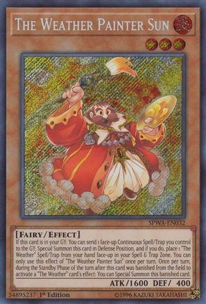 The Weather Painter Sun (SPWA-EN032) - Spirit Warriors 1st Edition