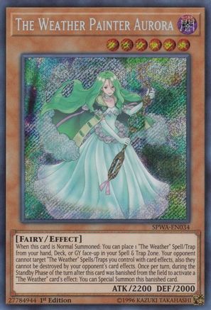 The Weather Painter Aurora (SPWA-EN034) - Spirit Warriors 1st Edition