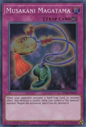 Musakani Magatama (SPWA-EN055) - Spirit Warriors 1st Edition