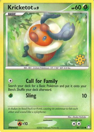 Kricketot - 86/123 86 - Countdown Calendar Promos