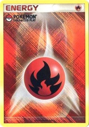 Fire Energy (2009 Unnumbered POP Promo) - League & Championship Cards Holofoil