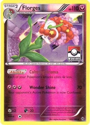 Florges - 103/162 (Pokemon League) 103 - League & Championship Cards Reverse Holofoil