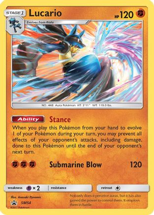 Lucario SM54/248 - SM Black Star Promos Holofoil