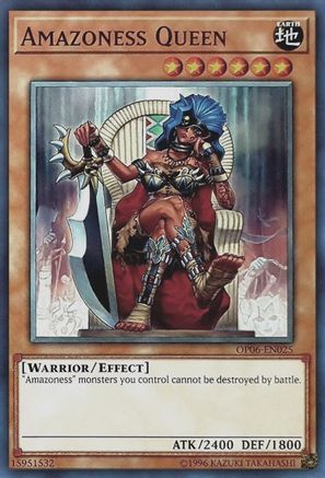 Amazoness Queen - OP06-EN025 - OTS Tournament Pack 6 Unlimited