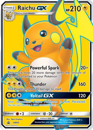 Raichu-GX SM90/248 - SM Black Star Promos Holofoil