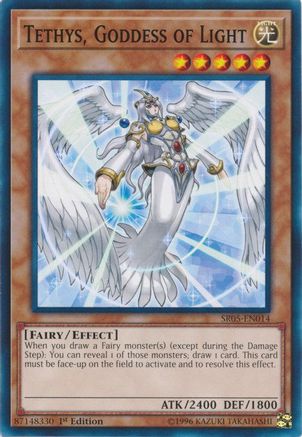 Tethys, Goddess of Light (SR05-EN014) - Structure Deck: Wave of Light 1st Edition