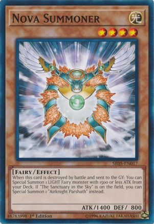 Nova Summoner (SR05-EN017) - Structure Deck: Wave of Light 1st Edition