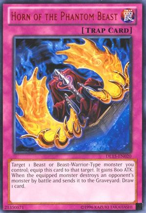 Horn of the Phantom Beast (Red) (DL15-EN020) - Duelist League Promo Unlimited