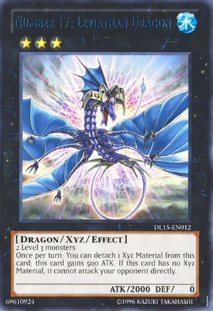 Number 17: Leviathan Dragon (Blue) (DL15-EN012) - Duelist League Promo Unlimited