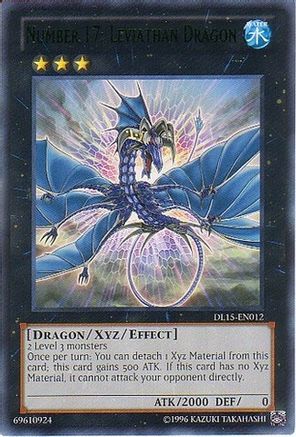 Number 17: Leviathan Dragon (Green) (DL15-EN012) - Duelist League Promo Unlimited