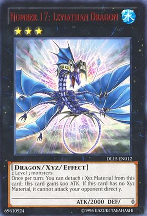 Number 17: Leviathan Dragon (Red) (DL15-EN012) - Duelist League Promo Unlimited