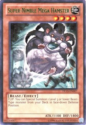 Super-Nimble Mega Hamster (Green) (DL15-EN007) - Duelist League Promo Unlimited