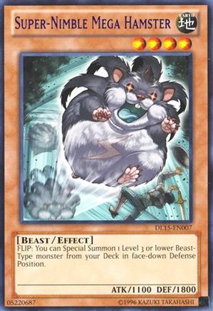 Super-Nimble Mega Hamster (Purple) (DL15-EN007) - Duelist League Promo Unlimited