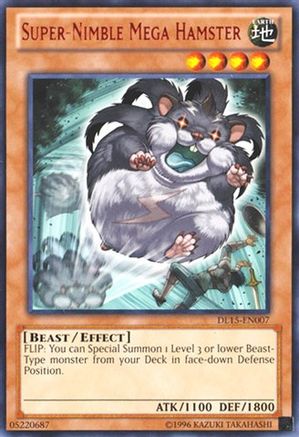 Super-Nimble Mega Hamster (Red) (DL15-EN007) - Duelist League Promo Unlimited