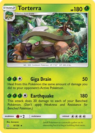 Torterra 9/156 - Ultra Prism Holofoil