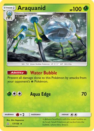 Araquanid 17/156 - Ultra Prism Reverse Holofoil