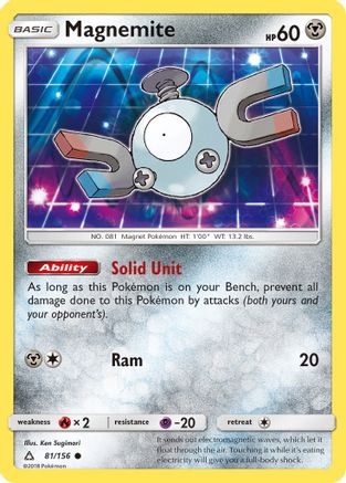 Magnemite (81) 81/156 - SM  Ultra Prism