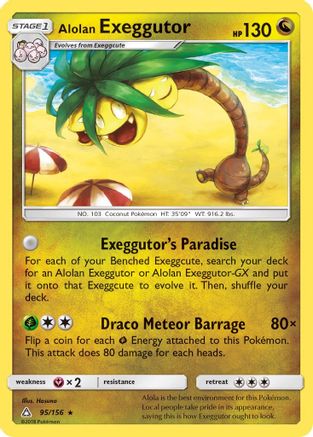 Alolan Exeggutor - 95/138 - SM  Ultra Prism