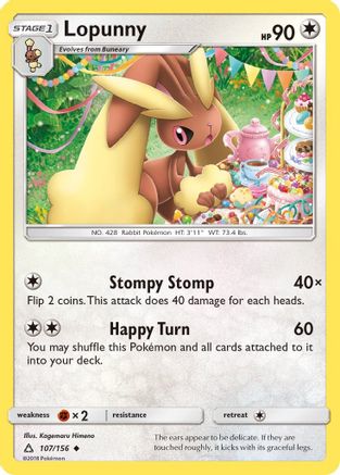 Lopunny 107/156 - Ultra Prism