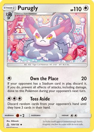 Purugly 109/156 - Ultra Prism