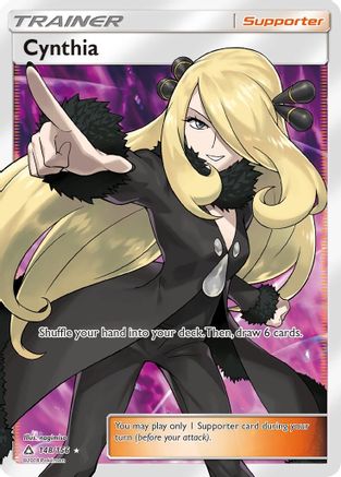 Cynthia (Full Art) 148/156 - SM  Ultra Prism Holofoil