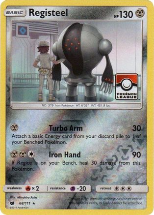 Registeel - 68/111 (Pokemon League) 68 - League & Championship Cards Reverse Holofoil