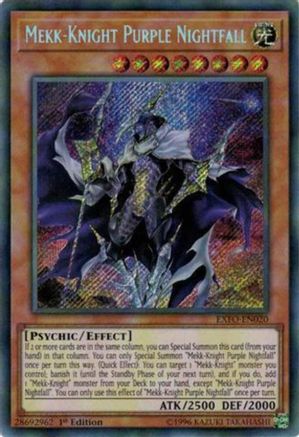 Mekk-Knight Purple Nightfall (EXFO-EN020) - Extreme Force Unlimited