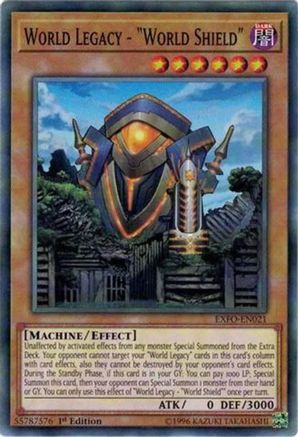 World Legacy - "World Shield" (EXFO-EN021) - Extreme Force 1st Edition