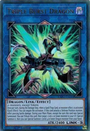 Triple Burst Dragon (EXFO-EN044) - Extreme Force 1st Edition