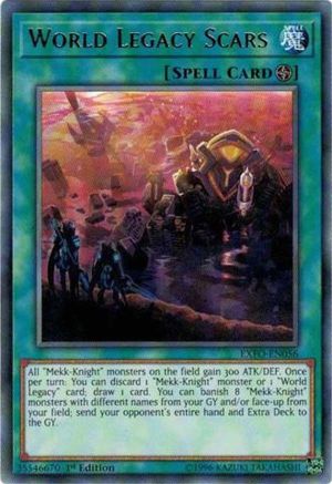 World Legacy Scars (EXFO-EN056) - Extreme Force 1st Edition