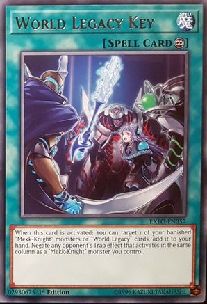 World Legacy Key (EXFO-EN057) - Extreme Force 1st Edition